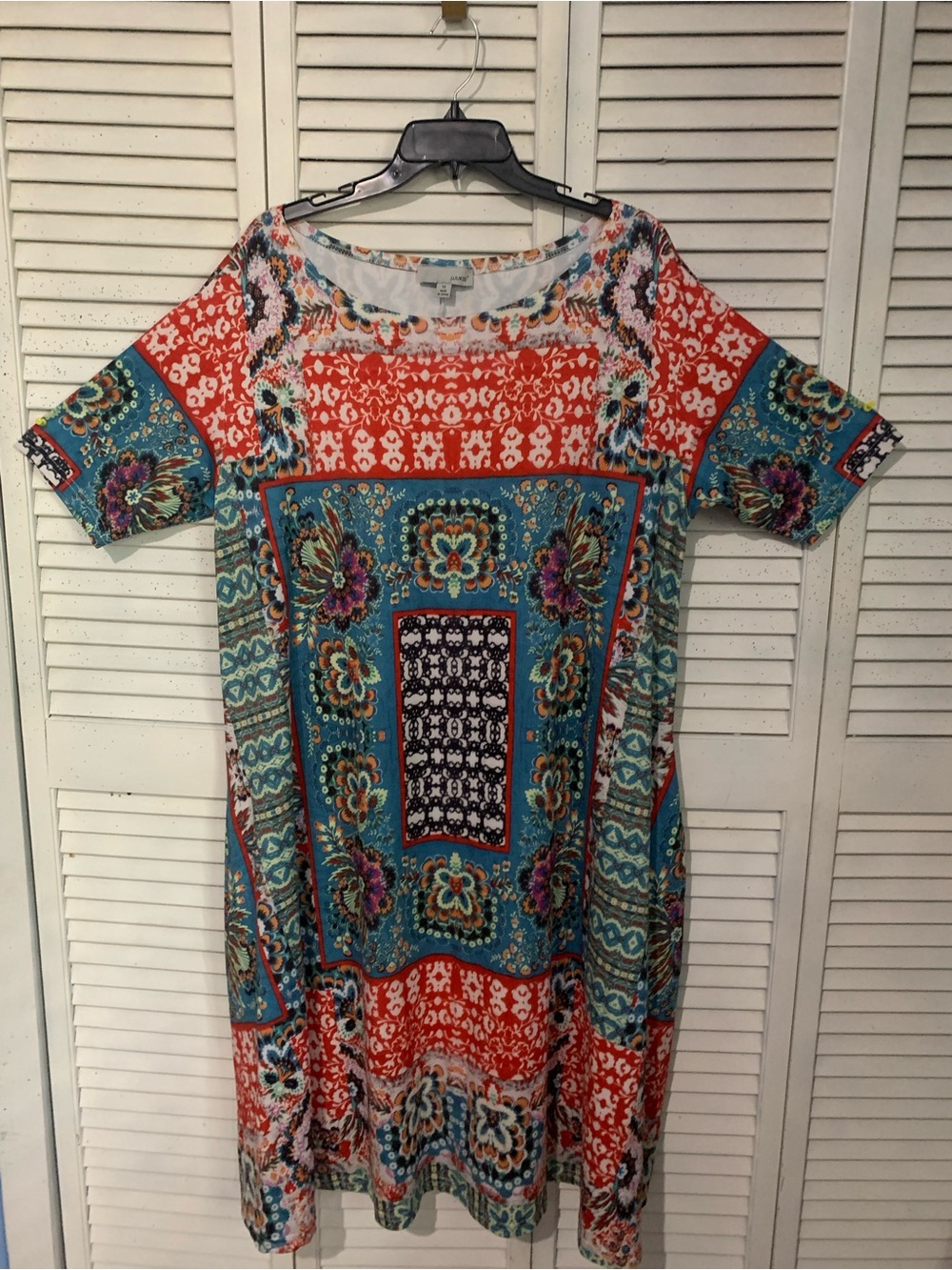 Luukse Bohemian Print MIDI Dress With Side Pockets